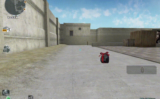 领CF煤炭烟雾弹-圣诞节2023(首个异形黑色烟雾弹)